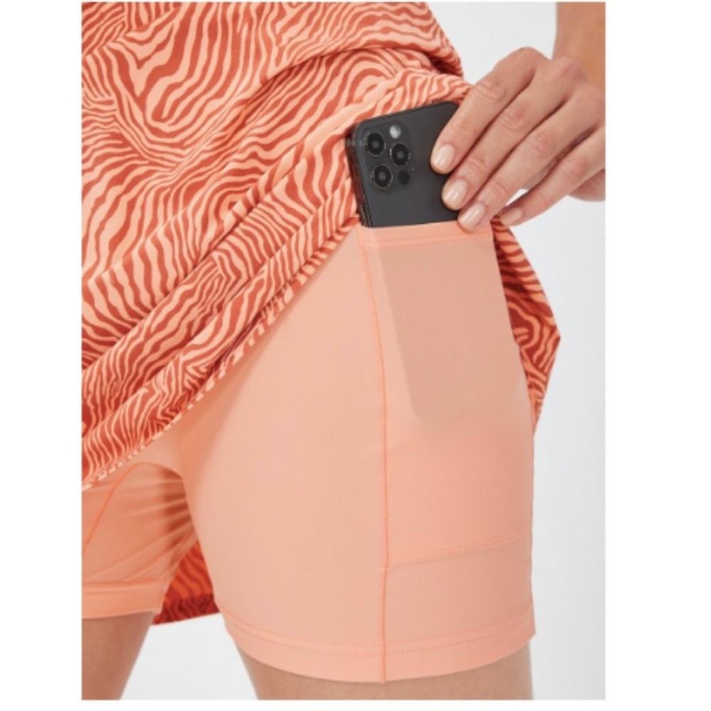 NEW Outdoor Voices Exercise Dress Melon Zebra - Picture 4 of 10